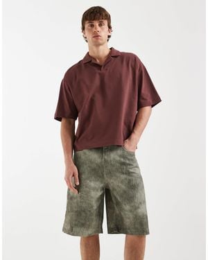 ASOS Longer Length Jort - Multicolor
