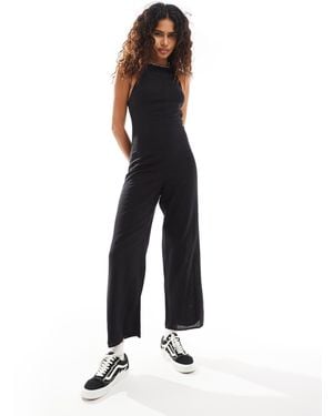 Monki – jumpsuit - Blau