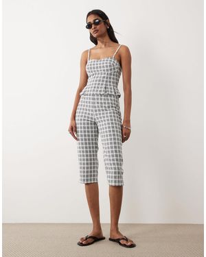 Miss Selfridge Tailored Capri Co-Ord - White