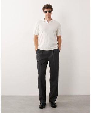 Only & Sons Loose Fit Tailored Trouser - White