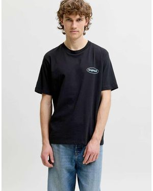 Jack & Jones Camiseta Negra De - Azul