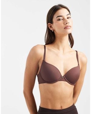 ASOS Moulded T-Shirt Bra - Brown
