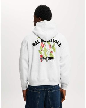 Cotton On Cotton On Box Fit Graphic Hoodie - White
