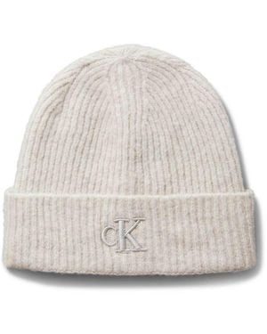 Calvin Klein Knit Beanie - Natural