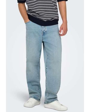 Only & Sons Loose-Fit Jeans - Blue