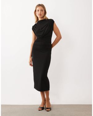 Mango Ärmelloses midikleid - Natur
