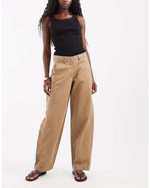 JJXX High-waist-barrel-fit-hose - Natur
