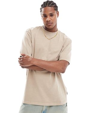 Only & Sons – t-shirt - Natur