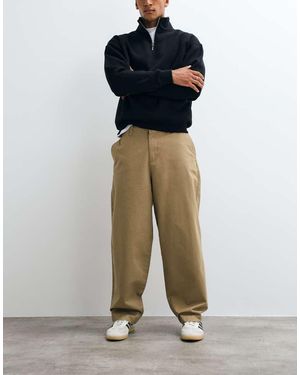Jack & Jones Barrel Fit Chino Trousers - Natural