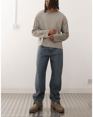 Weekday Galaxy - jean baggy ample - délavé - Neutre