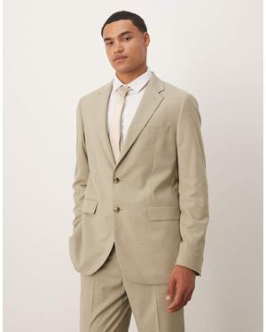 Mango Slim Fit Blazer Co-ord - Natural