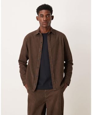 ASOS Co-ord Long Sleeve Shirt - Brown