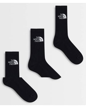 The North Face Everday Standaard 3-Pack Crewsokken - Zwart