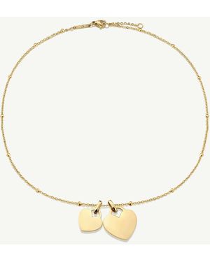 D.Louise Engravable Heart Pendant - Natural