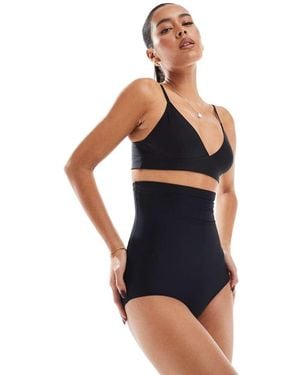 Commando Classic Control Hi Waisted Breif - Blue