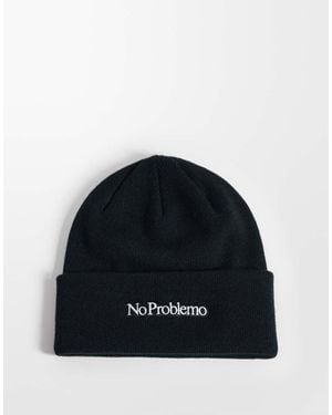 No Problemo Mini Logo Beanie - Black