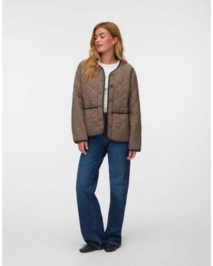 Vero Moda Olivia Quilted Jacket - Blue