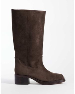schuh Denmark Stivali Al Ginocchio - Marrone