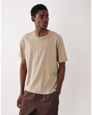 JJ Rebel Oversized Washed T-shirt - Natural