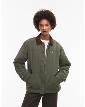 Tommy Hilfiger Cord Collar Chore Jacket - Green