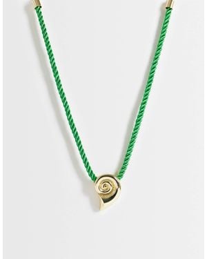 TOPSHOP – mika – choker-halskette im seil-design - Mettallic