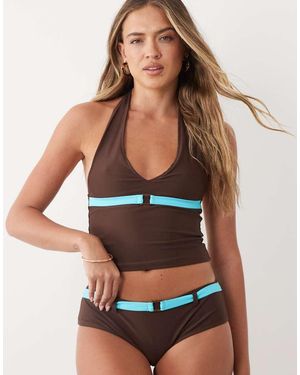 Motel Avi Bikini Shorts - Black