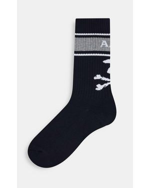 Aape By A Bathing Ape Aape by a bathing ape – socken mit totenkopf-logo - Blau