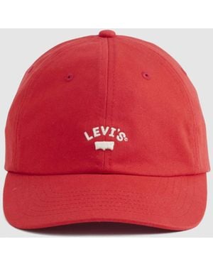 Levi's Casquette logo - Rouge