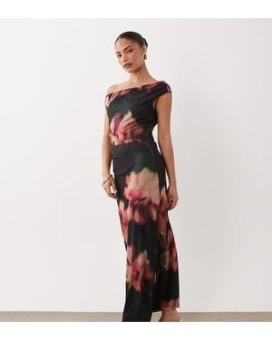 Forever New Vestito Midi Asimmetrico - Bianco