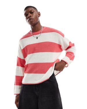 Cotton On Cotton On Relaxed Long Sleeve Knit Sweater - Red
