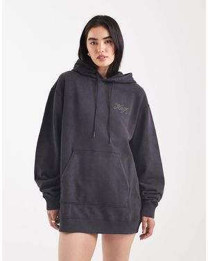 Robe Sweat à Capuche Femme - Manches Longues, Poche Kangourou - Tenue Décontractée Automne/Printemps