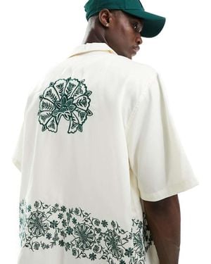 PacSun Short Sleeve Embroidered Shirt - Grey