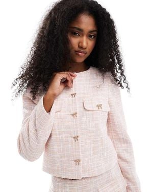 Miss Selfridge Co-Ord Tailored Jacket - White