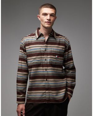 Tommy Hilfiger Utility Flannel Overshirt - Gray