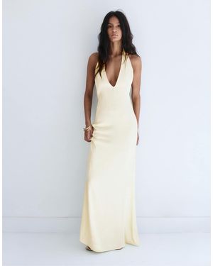 Pull&Bear – langes ballkleid - Weiß