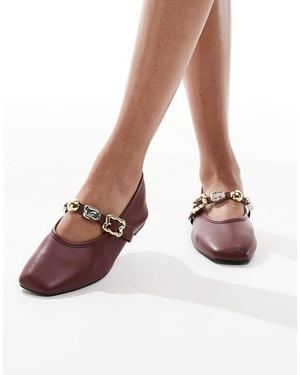 4th & Reckless – kunstleder-ballerinas - Pink