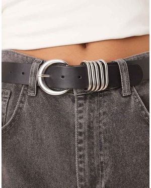 ASOS Waist And Hip Belt - Grey