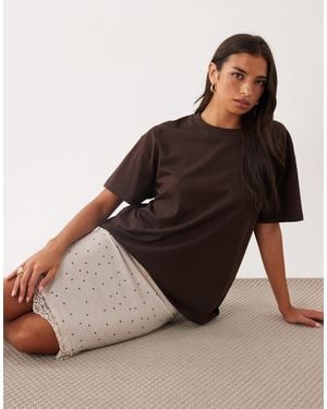 ASOS Oversized T-shirt - Brown