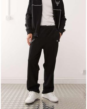 KTZ Joggers Negros De Pernera Recta Con Diseño De Los Chicago Bulls De (Parte De Un Conjunto)