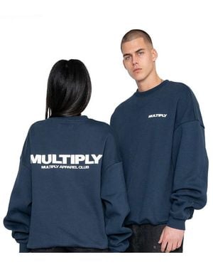 Multiply Apparel Sudadera Extragrande Multiply 2 De - Azul