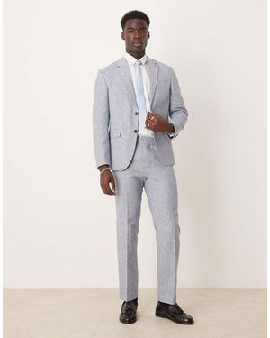 SELECTED Malik Regular Fit Trouser - White