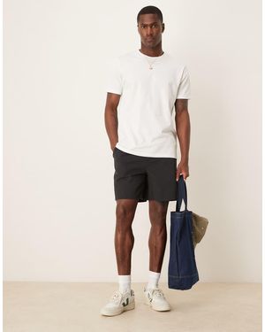 ASOS Regular Length Pull On Bermuda Short - Natural