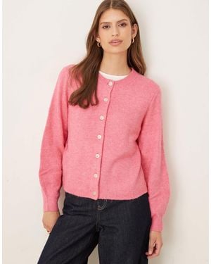 Vila Super Soft Knitted Cargidan - Pink