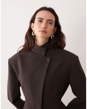 ASOS Wrap Front Cinch Blazer - Black