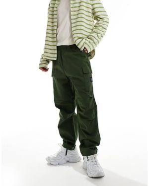 Timberland Pantalones Cargo Verdes De Corte Estándar Con Logo De Tejido Antidesgarros De