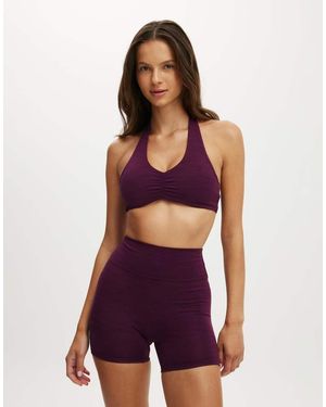 Cotton On Ultra Soft Invisible Scrunch Shortie Short - Purple