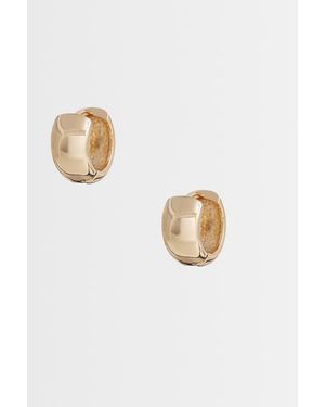 ASOS Chubby Hoop Earrings - White