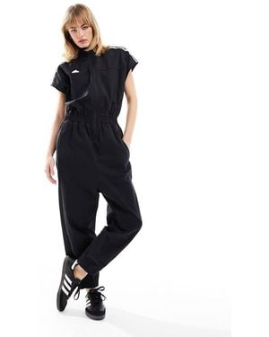 adidas Originals Adidas Football Trio Woven Jumpsuit - Blue