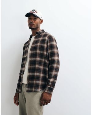 Jack & Jones Flanellhemd mit karomuster - Schwarz