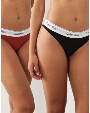 Calvin Klein Icon cotton modal - lot - Noir